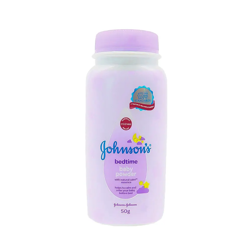 J&J Baby Powder Bedtime (talc-based powder with calming aromas) 50g ...